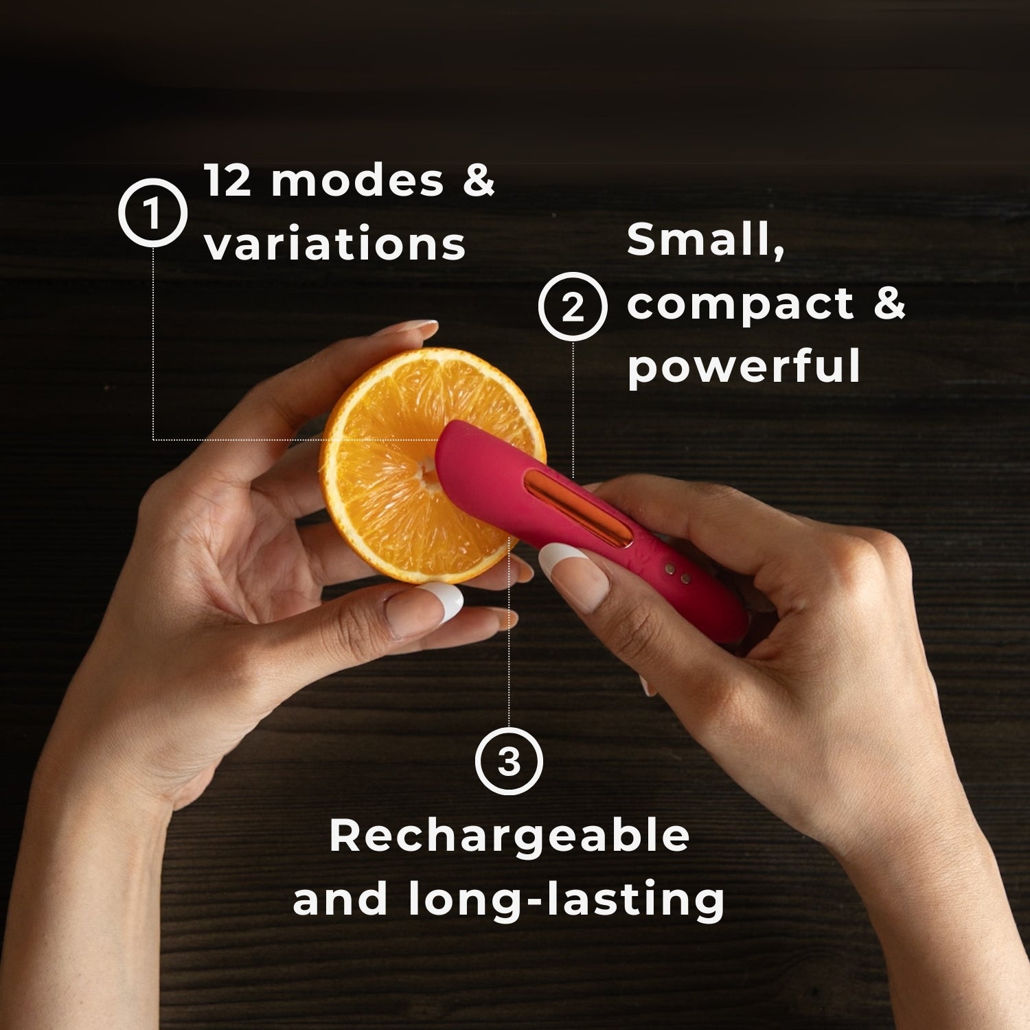 Dia Mini Rouge is the best bullet vibrator in India for girls that look for a red bullet massager. It is body safe, rechargeable, and entirely waterproof. On top of that, Dia Mini Rouge features 12 modes and variations! 