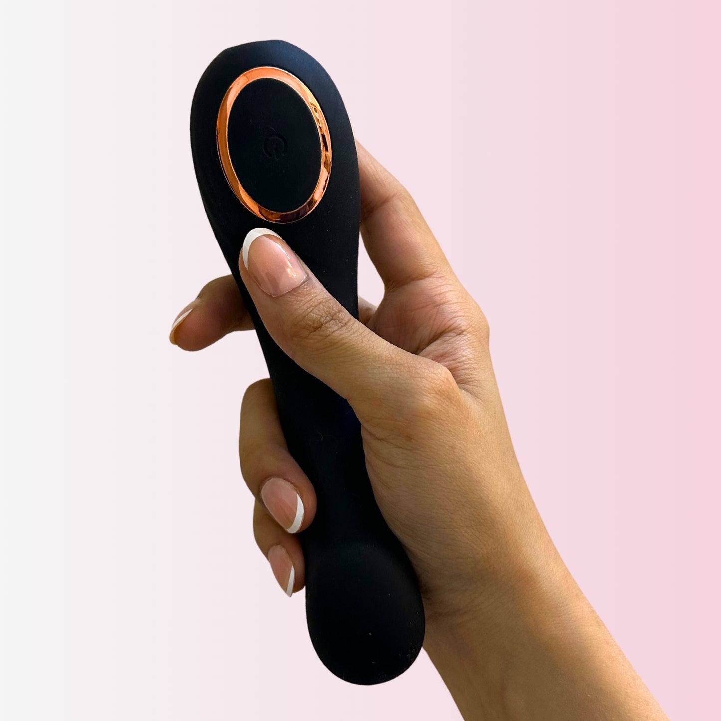 Luna Noir by Libertee: Discreet black personal massager for women, sleek and elegant design.
